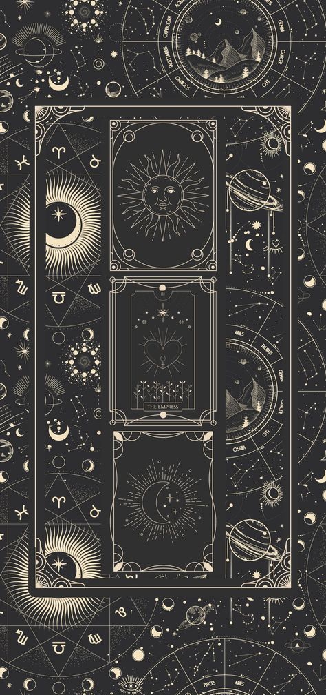 Tarot, empress wallpaper with sun & moon Phone Wallpaper Tarot Card, Occult Phone Wallpaper, Tarot Card Iphone Wallpaper, Occult Aesthetic Wallpaper, Tarot Background Wallpapers, Tarot Cards Wallpaper Iphone, Tarot Card Phone Wallpaper, Tarot Wallpaper Iphone, Tarot Wallpaper Iphone Aesthetic