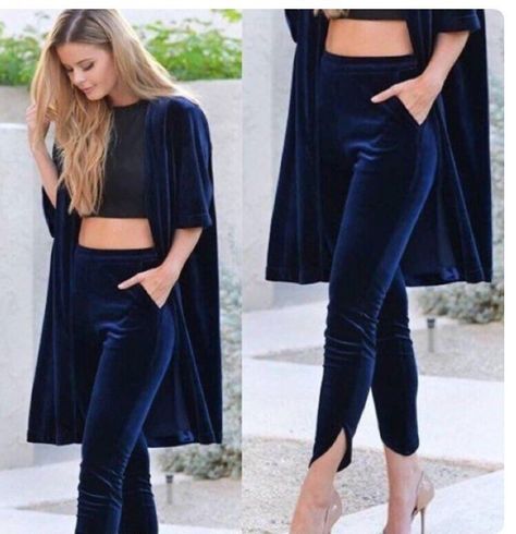 Velvet Shrug, Wedding Guest Suits, Velvet Dress Designs, Blue Velvet Dress, Velvet Clothes, Guest Attire, Party Kleidung, Wedding Attire Guest, Velvet Fashion