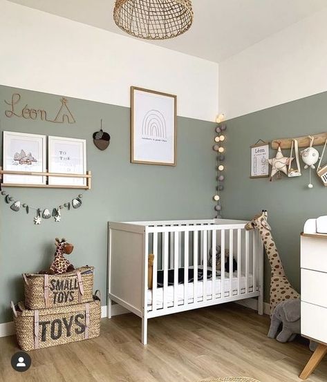 - Sage Green Nursery Ideas: 40+ Gorgeous Designs for a Calming Effect - Green Baby Room, Baby Nursery Inspiration, Baby Boy Bedroom, Baby Room Neutral, Baby Room Themes, Baby Boy Room Decor, Nursery Room Design, Baby Room Inspiration, Baby Boy Room Nursery