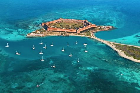 Dry Tortugas National Park, Florida Dry Tortugas National Park, Dry Tortugas, Park Rangers, Industrial District, Places In America, Park Pictures, Destination Voyage, Florida Usa, Florida Travel