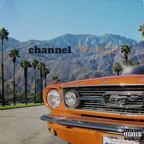 Frank Ocean Channel Orange, Frank Ocean Poster, Frank Ocean Wallpaper, Channel Orange, Bedroom Wall Collage, Music Album Covers, Orange Walls, Ocean Wallpaper, Picture Collage Wall