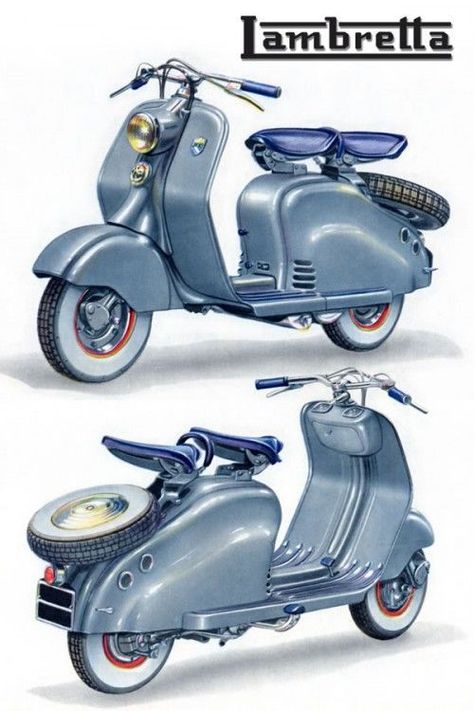 Lambretta Vintage, Fabrikasi Logam, Retro Pub, Scooters Vespa, Custom Vespa, Motos Yamaha, Retro Scooter, Vintage Vespa, Vintage Motorcycle Posters