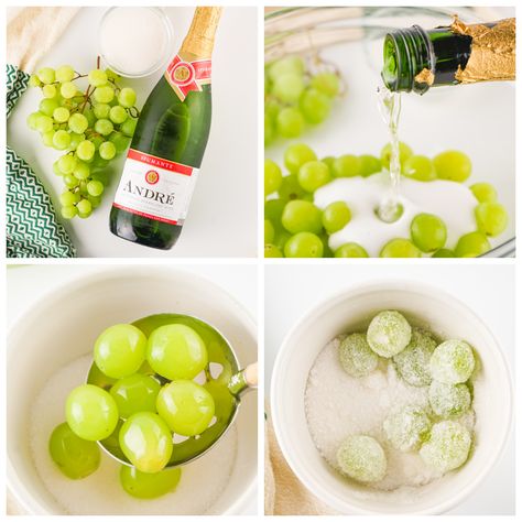 Sugared Champagne Grapes Glazed Grapes, Grape Appetizers, Champagne Grapes, Frozen Grapes, Grape Recipes, Summer Meals, Pajama Party, Chardonnay, The Natural