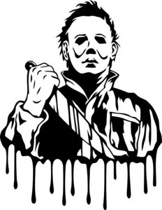 Michael Myers Svg, Horror Movie Svg, John Carpenter Halloween, Svg Horror, Halloween 1978, Horror Svg, Png Products, Silhouette Photos, John Carpenter