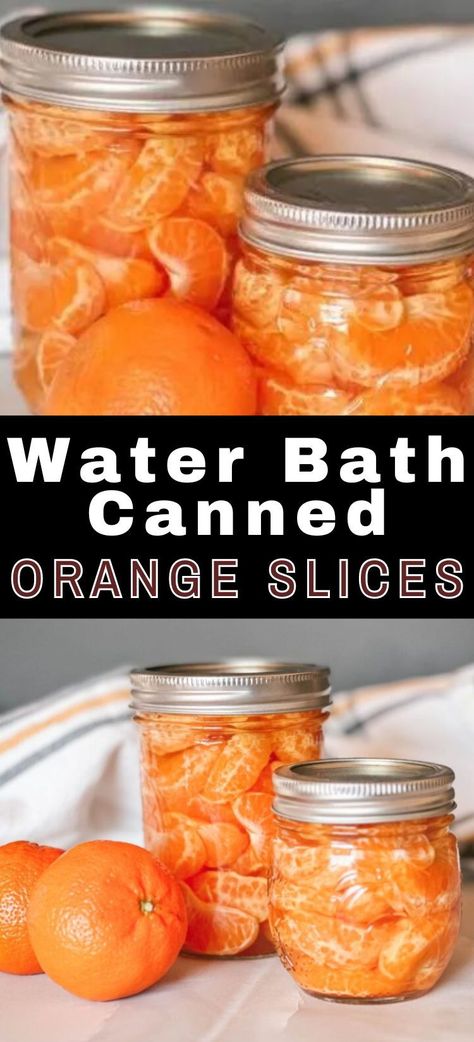 Canning oranges is a great way to preserve the fruit’s delicious flavor all year round. Whether you have a surplus of oranges from your yard or you simply want to enjoy them long after their season has ended, canning is a simple and effective method to keep them fresh. Water Bath Canning Oranges, How To Can Oranges, How To Can Fruit, What To Do With Lots Of Oranges, Can Oranges, Preserving Clementines, Canning Satsuma Oranges, Canned Fruit Recipes Ideas, Orange Rinds Uses