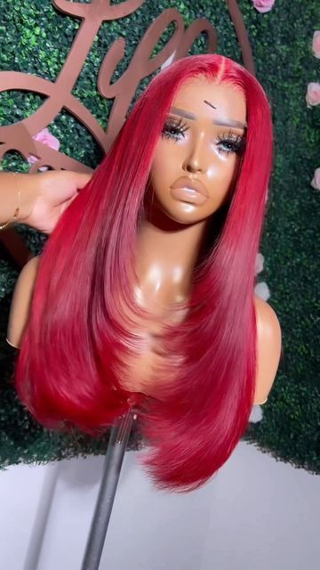 DAILY DOSE OF HAIR™️ on Instagram: "@lilbit_collections R E D 🌹 Which one would you wear? #chicagohairstylist #fyp #explore #redhair #red #explorepage #lacewigs #wigs #lacefrontal #hairstylist #haircolor" Lilbit Collections, Lace Frontal, Lace Wigs, Daily Dose, Red Hair, Hair Stylist, Hair Makeup, Wigs, Hair Color