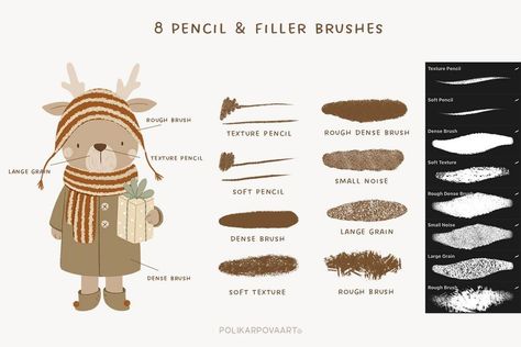 "Gift Brusbox - free texture brushes and canvas for Procreate Free Texture Procreate Brushes, Procreate Texture Overlay, Procreate Clipart, Procreate Textures, Texture Brushes Procreate, Procreate Classes, Procreate Free Brushes, Procreate Resources, Free Brushes For Procreate