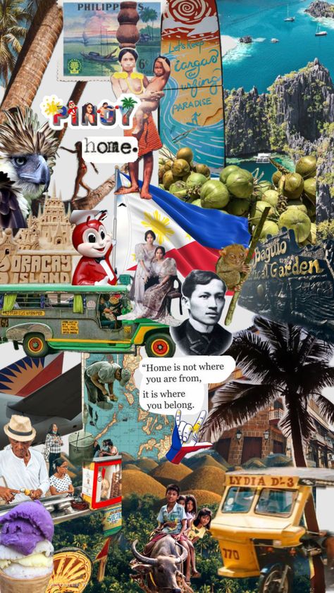 Pilipinas 🇵🇭 #home #philippines Culture And Society Collage Philippines, Filipino Culture Collage, Philippines Background Design, Culture In Philippines, Philippines Aesthetic Wallpaper, Philippines Collage, Filipino Culture Poster, Filipino Wallpaper, Philippine Culture Poster