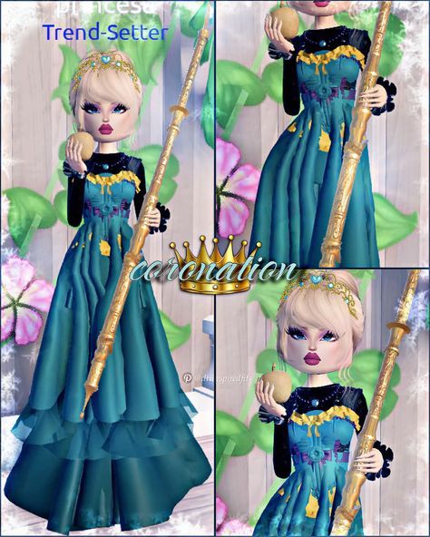 Elsa Dress To Impress Outfit, Frozen Dti Outfit, Olaf Dress To Impress, Dti Outfits Coronation, Elsa Coronation Dress To Impress, Royal Dress To Impress, Dti Theme Coronation, Elsa Dti Outfit, Dti Coronation Idea