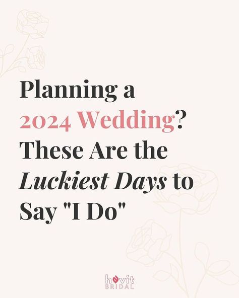 Planning your dream wedding? Picking the perfect date is a must! From weather vibes to vendor availability, it's a decision that sets the tone for your big day. Whether you're superstitious, cultural, or just chasing prosperity, a lucky date adds a magical touch to your 'I do' moment. 💖✨ Click the link to discover the luckiest days to say 'Cheers to Forever' in 2024! 🌟💍 Wedding Dates, The Perfect Date, Perfect Date, Big Day, Your Dream, Dates, Dream Wedding