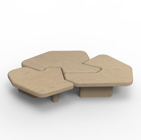 Puzzle Furniture, Puzzle Coffee Table, Puzzle Table, Diy Deco, Puzzle Piece, Puzzle Pieces, Wooden Toy Car, Coffee Tables, Furniture Design