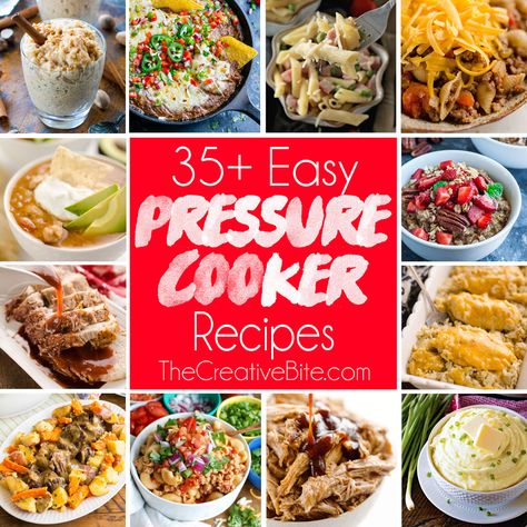 Easy Electric Pressure Cooker Recipes {Instant Pot} Easy Pressure Cooker Recipes, Power Pressure Cooker, Electric Pressure Cooker Recipes, Electric Pressure Cooker, Pressure Cooker Recipes, Recipes For Beginners, Pressure Cooking, Healthy Dinner Recipes Easy, Pressure Cooker