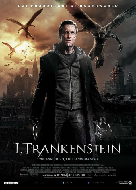 Frankenstein Film, I Frankenstein, Bill Nighy, Victor Frankenstein, Jai Courtney, Movies 2014, رعب نفسي, Frankenstein's Monster, Mary Shelley