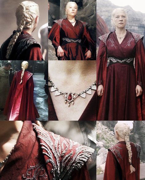 Rhaenyra Targaryen Inspired Outfits, House Targaryen Clothes, Rhaenyra Jewelry, Targaryen Inspired Dress, Rhaenyra Targaryen Costume, Rhaenyra Outfit, Rhaenyra Targaryen Outfit, House Of The Dragon Outfit, Game Of Thrones Clothes