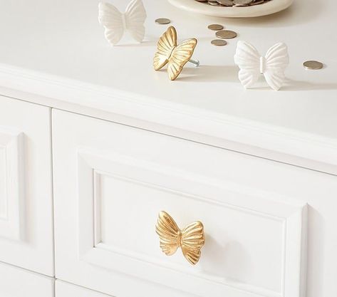 For a sweet nursery theme that your newborn can grow into, consider adding pops of butterfly décor. You can transform your tot's room into a magical Clementine Butterfly, Butterfly Baby Room, Butterfly Kitchen, Butterfly Bathroom, Butterfly Room Decor, Butterfly Bedroom, Butterfly Room, Butterfly Nursery