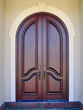 Country French Doors - mediterranean - front doors - other metro - Doors by Decora Mediterranean Front Doors, Pintu Ganda, French Country Doors, Wood French Doors, Single Door Design, Beautiful Front Doors, Wooden Main Door, French Doors Exterior, Outer Design