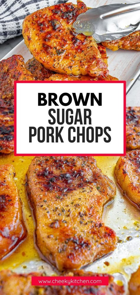 Pork Loin Chop Recipes Oven, Easy Boneless Pork Chops, Boneless Pork Chop Casserole, Easy Baked Boneless Pork Chops, Brown Sugar Italian Pork Chops, Baked Pork Loin Chops Boneless, Brown Sugar Pork Chop Recipes, Thinly Sliced Pork Chop Recipes, Recipes For Boneless Pork Chops