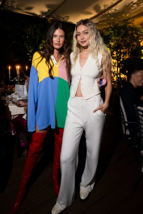 Iconic Runway, Charles Melton, Guest In Residence, Bianca Balti, Hairstyles With Glasses, Toni Garrn, Hadid Sisters, Fashion Moments, Rib Knit Cardigan