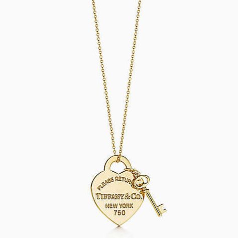 Tiffany And Co Gold, Luxury Wishlist, Tiffany Gold, Drop Necklaces, Tiffany And Co Jewelry, Tiffany And Co Necklace, Tiffany Bracelets, Return To Tiffany, Permanent Jewelry