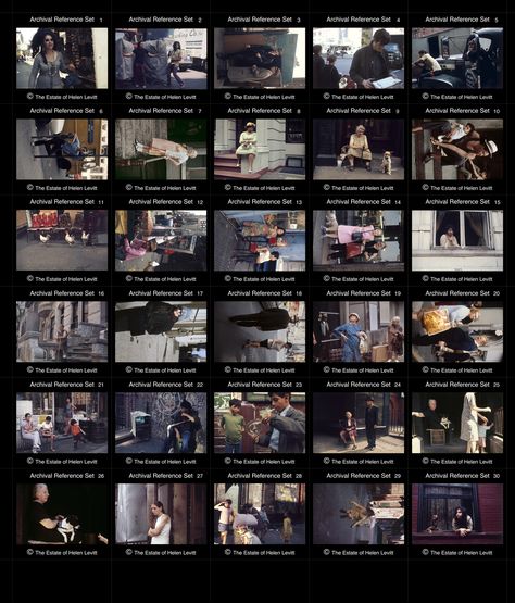 Photo Contact Sheet, Scanner Art, Art Documentation, Helen Levitt, Ig Layout, Contact Sheet, The Quiet Ones, Digital Film, Future Jobs