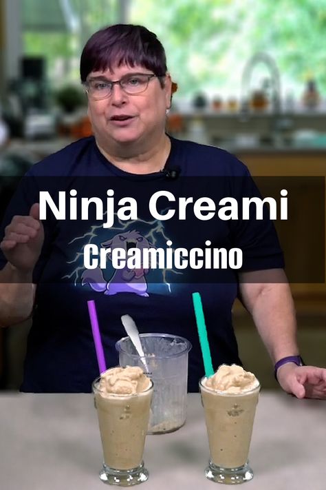 Ready to make a Starbuck's frappuccino copycat? Use your favorite coffee, decaf or regular, cold brew, even a grain coffee substitute like Teeccino to make a frozen coffee frappe that even Starbucks would envy! The best part is that you pick the sweetener and milk you want to. This is your creation! Ninja Creami Frozen Coffee, Ninja Creami Cappuccino, Ninja Creami Frappuccino Recipe, Ninja Creamachino, Ninja Creami Frappuccino, Ninja Creami Coffee Recipes, Ninja Creami Protein Coffee Ice Cream Recipe, Ninja Creami Coffee Drinks, Ninja Coffee Recipes