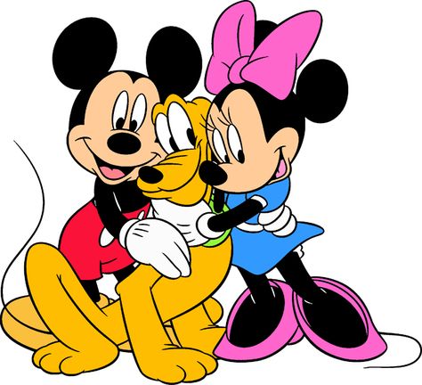 Mickey, Pluto, Minnie Mickey Mouse Background, Disney Clipart, Goofy Disney, Walt Disney Characters, Mickey Mouse Pictures, Mouse Drawing, Disney Cartoon Characters, Stephanie Mcmahon, Disney Art Drawings