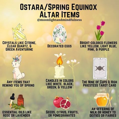 Ostara Blessings, Ostara Altar, Spring Equinox Ritual, Ostara Ritual, Wicca Holidays, Solstice And Equinox, W.i.t.c.h Aesthetic, Wiccan Magic, Witchcraft Spell Books