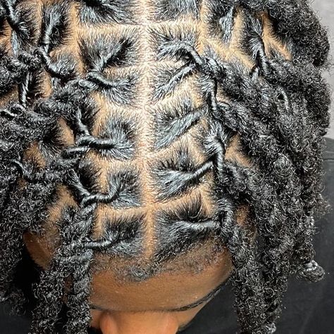 TIMA THE HAIRSTYLIST on Instagram: "LOC RETWIST + TWO-STRAND TWIST🔥🔥🔥 BOOKING LINK IS IN MY BIO!! - - - - - - ————#atlbraider #bronxhairstylist #harlemhairstylist #bronxbraider #menhairstyle #menshair #explorepage #hairstyle #boxbraids #protectivestyles #naturalhair #mentwiststyles #hairstyle #hair #braidstyles #njhairstylist #houstonhairstylist #miamihairstylist #haircare #lahairstylist #calihairstylist #locs #hairtutorial #starterlocs #braidstyles #braids #timaaslayz #atlantahairstylist #al 2 Strand Dreads Men, 2 Strand Twist On Locs, 2 Strand Loc Twist Styles, Cross Cross Locs, Criss Cross Loc Styles, Criss Cross Locs, 2 Strand Twist Dreads, 2 Strand Locs, Twist Hair Men