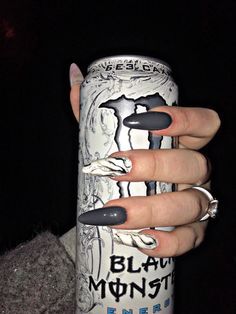 Unleash the keeper of the crypt with these eerie nail designs! 🖤⚰️ Featuring bone-chilling skulls, tombstones, and haunting textures, these nails are perfect for a truly spooky vibe. 💅🕯️ #CryptKeeperNails #HauntedMani #DarkAndCreepy Monster Energy Nails, Crypt Keeper, Uñas Aesthetic, Monster Nails, Acrylic Nails Stiletto, Horror Nails, Nails Dark, Monster Energy Drink, Grunge Nails