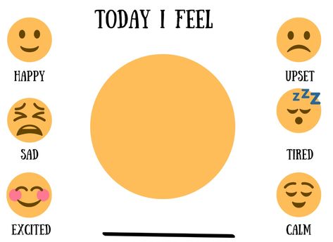 Color Emotions Feelings, How Am I Feeling Today, Feelings Chart Preschool, Child Therapy Room, English Classes For Kids, Basic Emotions, Emotions Chart, Feelings Faces, Emotions Preschool