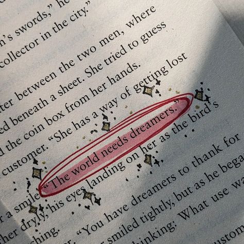 honestly, aren’t we all just a bit? 🌟 We wouldn’t have made it this far if we didn’t dream a little, right? It's about seeing beyond the ordinary, finding that spark in the everyday moments. So, here’s to the dreamers, the ones who see the world not just as it is, but as it could be. Let’s keep dreaming and making our own kind of magic. 💛 💬 What book are you currently reading, and how are you enjoying it so far? . . . . . . . . . .. . . pink annotations, annotated books, quotes, aesthet... Books Words Aesthetic, Books Quote Aesthetic, My Dreams Are Just Dream, Book Journal Doodles, Book Text Aesthetic, Aesthetic Book Drawing, Doodles In Books, Romantic Book Pages, My Book Aesthetic