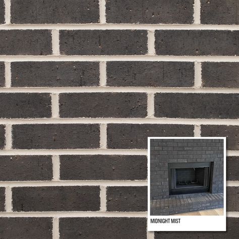 Move over, white brick! There's a new trend in town, and it's all about black brick. With its sleek and modern look, black brick offers a bold contrast to the popular white brick trend. Whether you're going for an industrial look or a sophisticated style, black brick can elevate any space. Make a statement and stand out with our Midnight Mist brick. Check it out here: https://bit.ly/3JCsJHb Brick With White Grout, White Grout, Brick Exterior, Black Brick, White Brick, North Georgia, Exterior Brick, New Trend, High Contrast