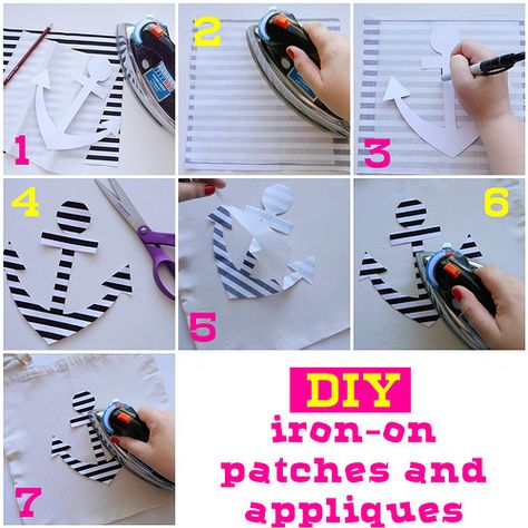 Diy Iron On Patches And Appliques  •  Free tutorial with pictures on how to make a patches in under 60 minutes How To Make Iron, How To Make Patches, Fabric Crafts Diy, Applique Tutorial, Iron On Fabric, 15 Diy, Diy Patches, Iron On Applique, How To Make Diy