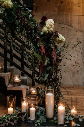 Dark Romantic Wedding, Romantic Wedding Receptions, Goth Wedding, Dark Wedding, Moody Wedding, Wedding Inspiration Board, Perfectly Posh, Gothic Wedding, Wedding Table Centerpieces