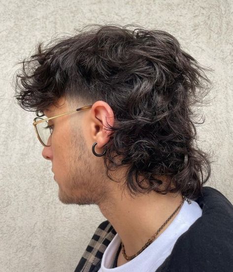 27 Wolf Cut Hairstyles for Men that Look Cool in 2023 Wolf Cut Hairstyles, Lemon Hair, Tan Skin Blonde Hair, Long Mullet, Men Haircut Curly Hair, Textured Curly Hair, Taper Fade Haircut, Mullet Haircut, Mens Hairstyles Thick Hair