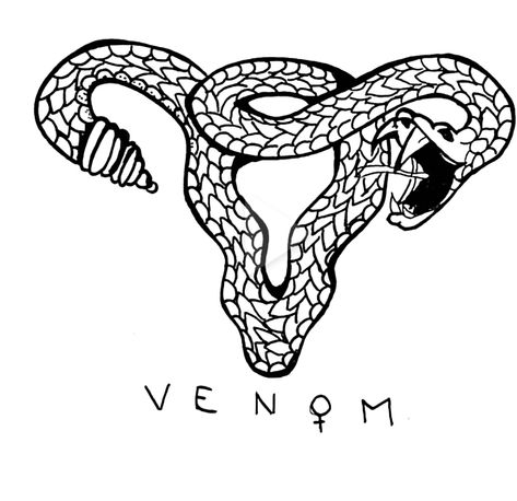 New Jersey Tattoo, Venom Tattoo, Venom Snake, Snake Painting, Feminist Tattoo, Sharpie Drawings, Snake Drawing, Doll Tattoo, Snake Tattoo Design