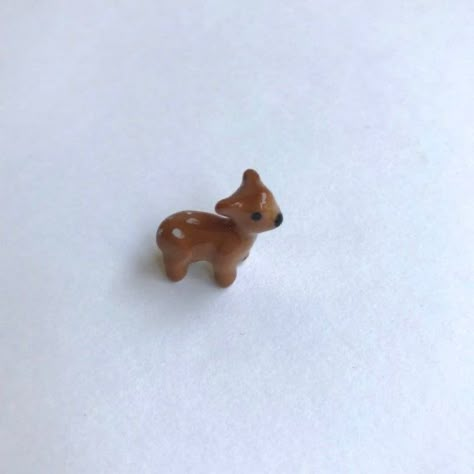 Ceramic Deer, Clay Diy Projects, Clay Animals, Ceramic Animals, Clay Art Projects, Cute Clay, Mini Things, Cute Little Things, Diy Clay