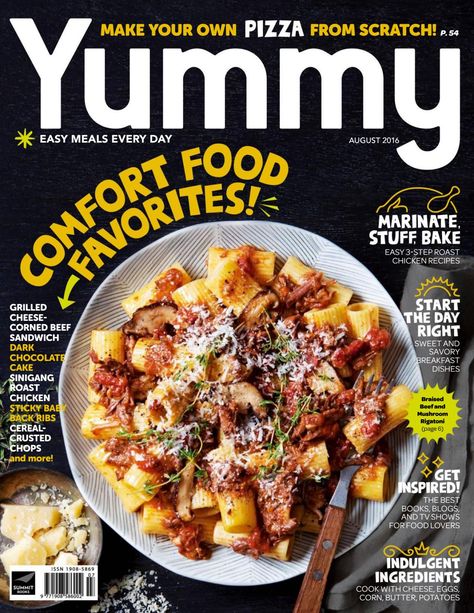 Food Magazine Layout, 잡지 레이아웃, Make Your Own Pizza, Vegetarian Cookbook, Roast Chicken Recipes, Food Graphic Design, Restaurant Menu Design, Food Covers, Food Magazine