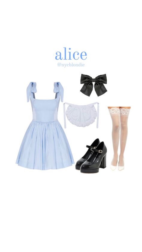 halloween 2024 | alice in wonderland costume Halloween Alice In Wonderland, Alice In Wonderland Outfit, Alice Cosplay, Halloween Coustumes, Alice In Wonderland Costume, Wonderland Costumes, Halloween Costume Outfits, Halloween Inspo, Halloween 2