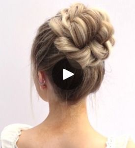 Elegant Hair Bun, Twisted Knot Bun, Hair Knot Bun, Knot Bun Tutorial, Knotted Bun Tutorial, Aesthetic Surgeon, Sweethearts Hair, Knot Bun, Simple Prom Hair