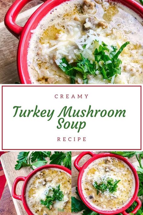 Ground Turkey Mushroom, Turkey Mushroom Soup, Healthy Stroganoff, Mushrooms Soup, Mushroom Rice Recipes, Turkey Mushroom, Celebration Recipes, Mushroom Stroganoff Recipe, Ground Turkey Soup