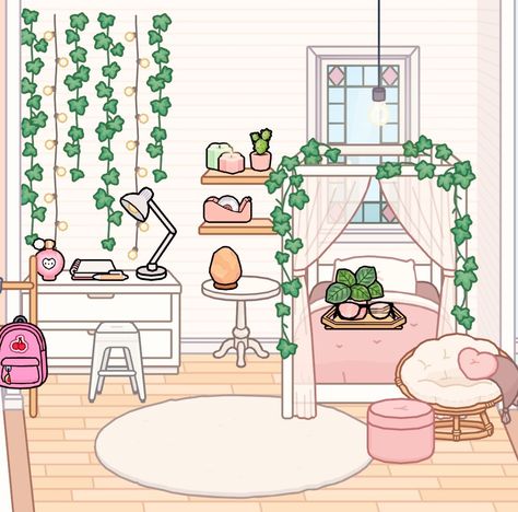 Preppy Room In Toca Boca, Bohemian Bedroom Decor Toca Boca, Free Toca Boca House Ideas Preppy, Toca Boca Room Ideas My Room Furniture Pack, Preppy Toca Boca House Ideas, Toca Boca My Room Pack, Toca Boca Bedroomideas, Toca Bo A Teen Bedroom, Toca Boca Room Ideas Bohemian House Bedroom