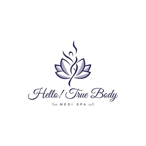 Lotus Logo Design Ideas, Massage Logo Design Ideas, Spa Logo Design Ideas, Lotus Logo Design, Body Logo Design, Lotus Flower Logo Design, Chic Logo Design, Spa Logo Design, Massage Logo