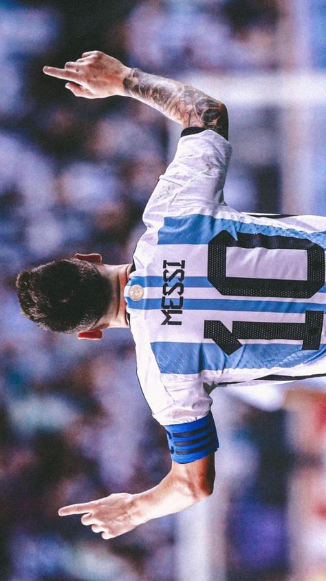 Sticker Messi, Football Argentina, Messi Tattoo, Barcelona Champions League, Argentina Football Team, Messi Pictures, Soccer Flags, Real Madrid Logo, Argentina Team