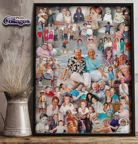 Put family pictures all in one place. A photo collage!!! Great for gifts family and friends. #PictureGiftsWithPhotos #@procollage Framed Collage Of Pictures, Family Photo Collage Ideas, Diy Photo Collage Ideas Creative, Pictures Collage Ideas, Photo Collage Design Ideas, Family Photo Frame Ideas, Photo Collage Ideas Framed, Collage Ideas Picture Layout, Collage Family Photos