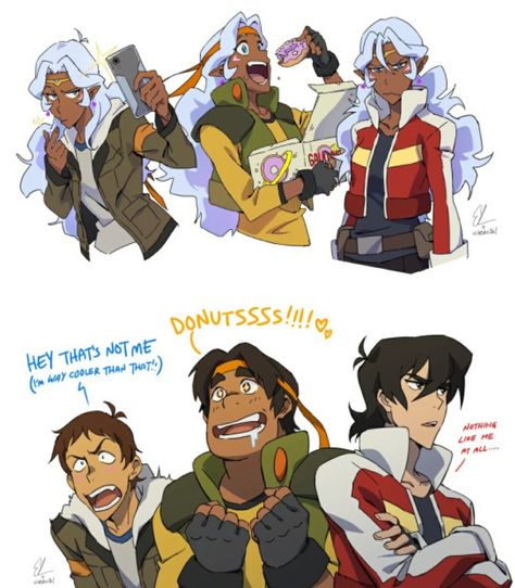 Allura as Keith Hunk Lance funny Voltron Voltron Lance And Allura, Allura Cosplay, Lance X Keith Fanart, Keith Fanart, Bi Art, Hunk Voltron, Voltron Allura, Keith And Allura, Keith Lance