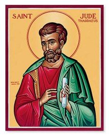 When was Jude Written? Monastery Icons, St Judas, St James The Greater, Saint Jude, Religious Images, St Jude, Roman Catholic Church, Orthodox Icons, Patron Saints