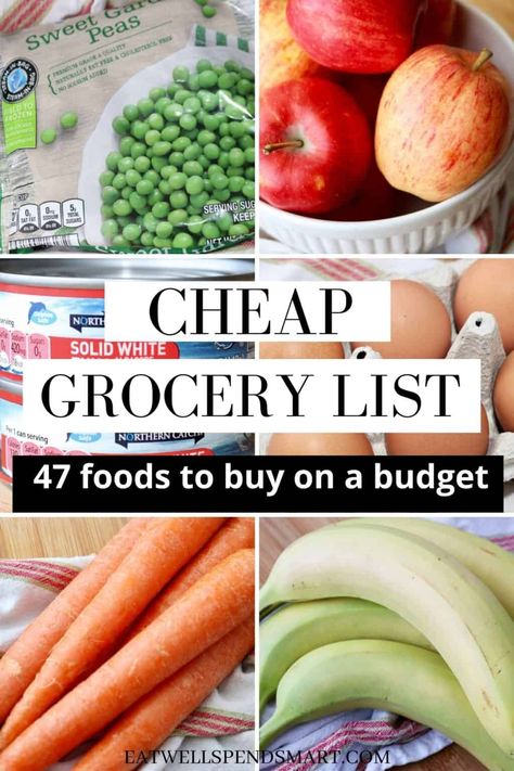 Food Meal Plan, Real Food Meal Plan, Cheap Grocery List, Cheap Groceries, Food Cost, Healthy Grocery List, Free Meal, Grocery Budgeting, Frugal Meals