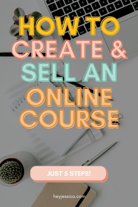 Want to create and sell an online course as an entrepreneur? I've got plenty of tips in my step-by-step guide to how to create an online course and sell it. How To Create And Sell Online Courses, How To Sell Online Courses, Selling Courses Online, Mini Course Ideas, Digital Course, Shopify Marketing, Course Launch, Course Creation, Online Course Creation