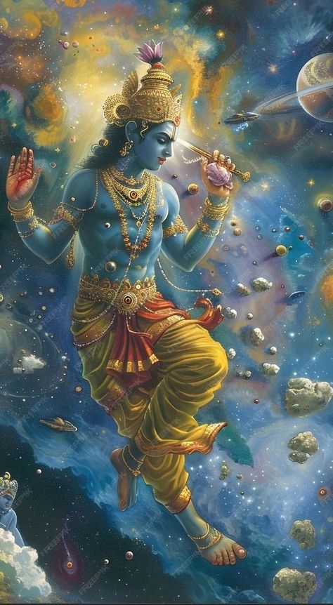 Bhagwat Gita, Shri Hari, Krishna Consciousness, Shri Ram Photo, Lord Krishna Hd Wallpaper, Peace Illustration, Lord Vishnu Wallpapers, Hinduism Art, Vedic Art